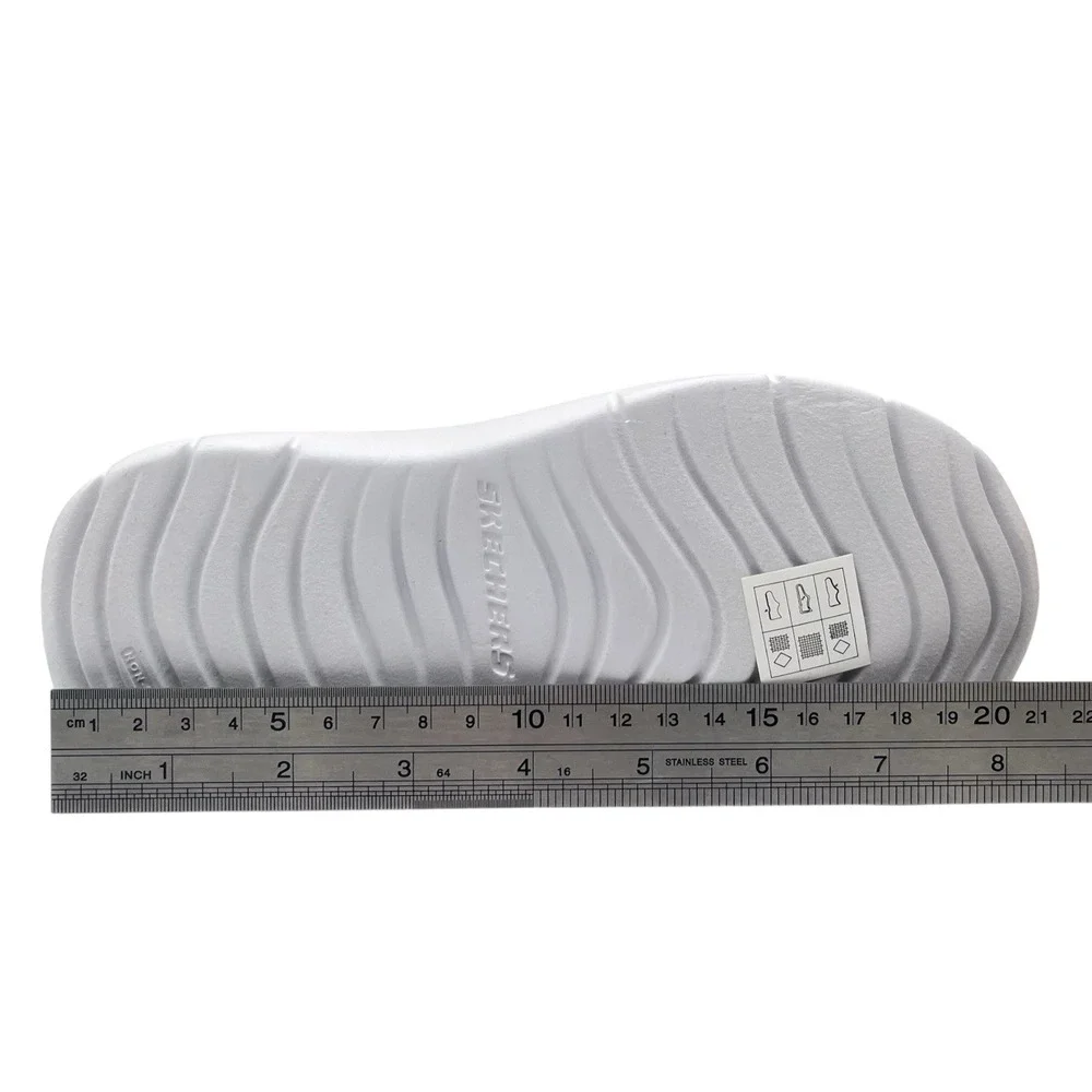 Skechers Squad Youth Boys Slip-on Sneakers Size 1 (1Y) Gray Charcoal Black Shoes
